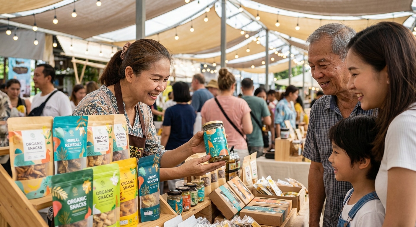 รีแบรนด์สินค้าไทยปี 2026: อัปเกรดฉลากใหม่ สร้างยอดขายพุ่ง - rebrand-thai-sme-packaging