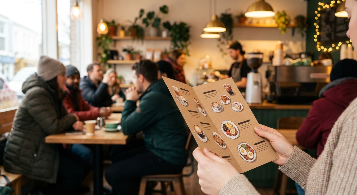 เคล็ดลับออกแบบเมนูอาหารให้ดึงดูด กระตุ้นยอดขายร้านคาเฟ่ - restaurant-cafe-menu-design-tips