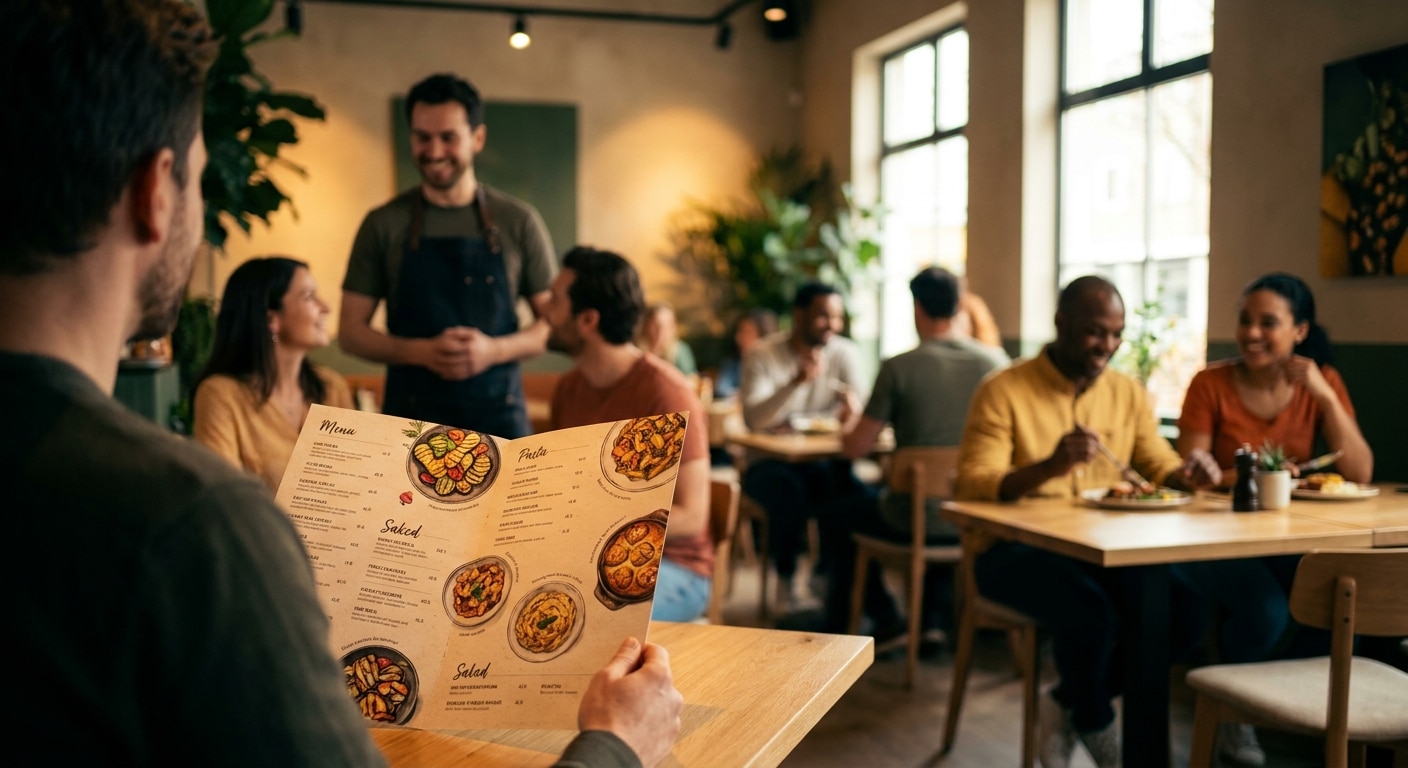 5 เทคนิคออกแบบเมนูอาหาร ดึงดูดสายตา เพิ่มยอดขายให้ร้านคุณ - restaurant-menu-design-tips