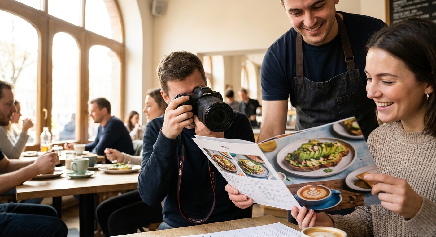 ทริคออกแบบเมนูอาหารกระตุ้นยอดขาย ตัวช่วยเด็ดของร้านอาหาร - restaurant-menu-design-tips