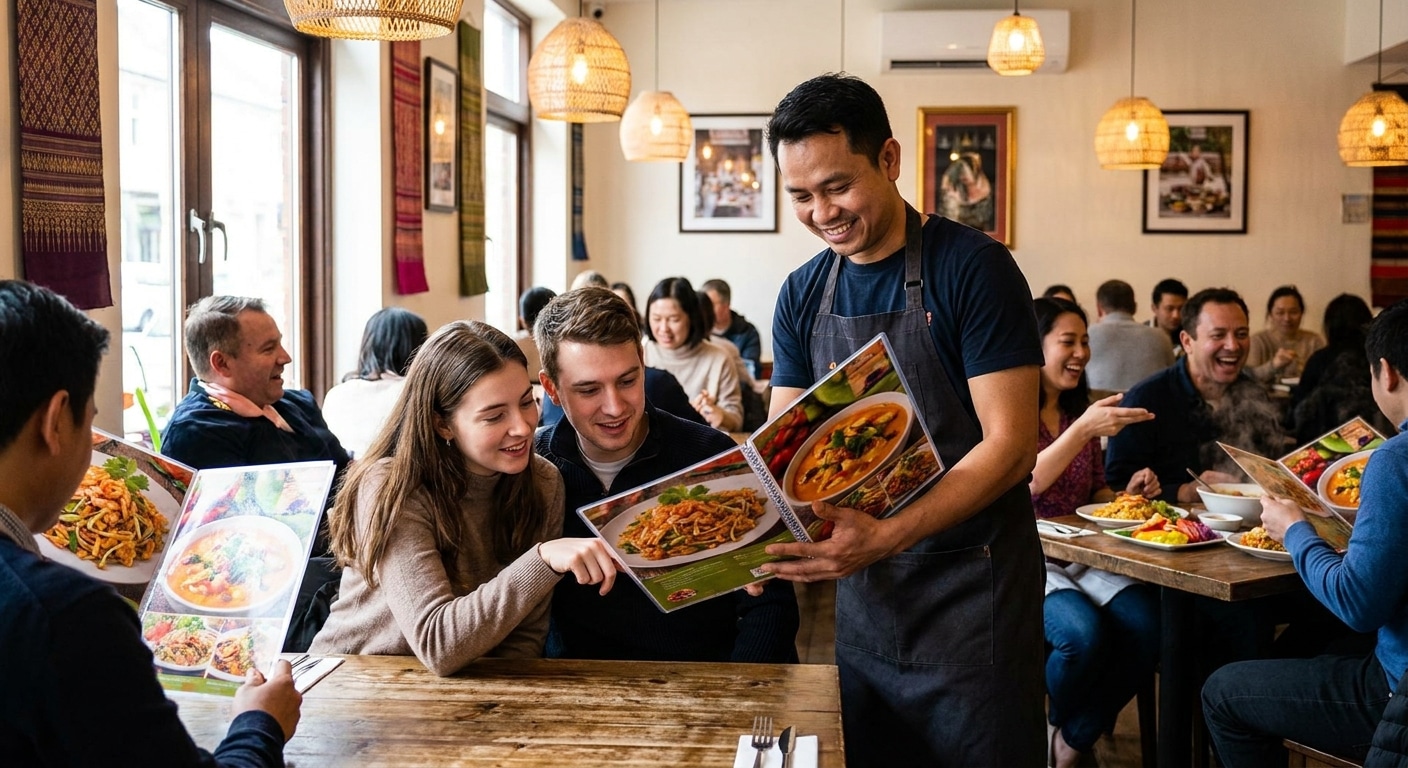 5 ทริคออกแบบเมนูร้านอาหาร ดึงดูดสายตา เพิ่มยอดขาย - restaurant-menu-design-tips