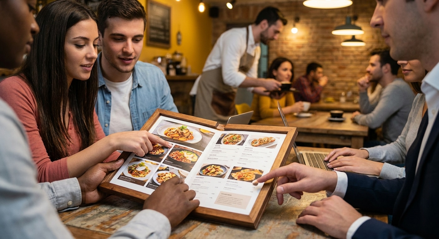 เทคนิคออกแบบเมนูร้านอาหาร ดึงดูดลูกค้า เพิ่มยอดขาย - restaurant-menu-design-tips