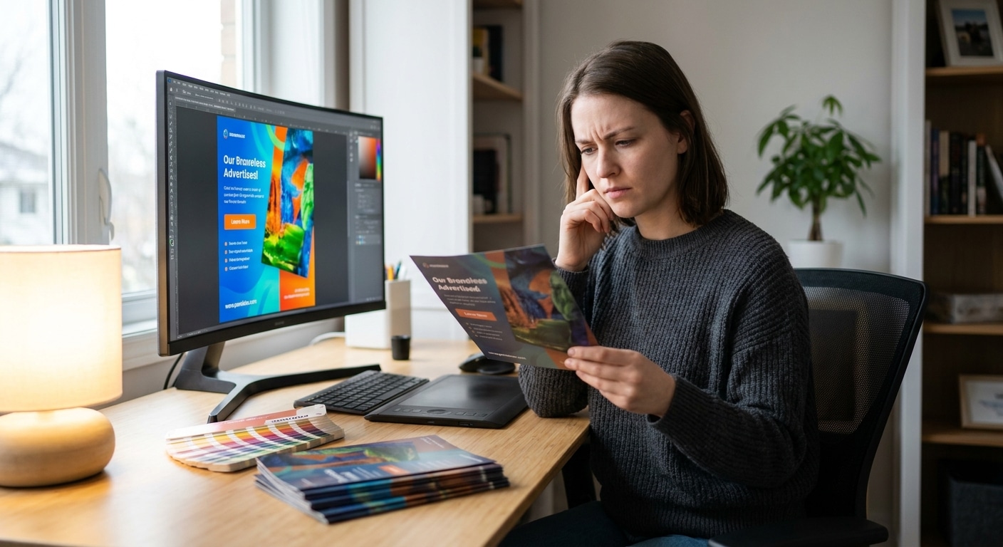 RGB vs CMYK คืออะไร? ทำไมสีหน้าจอไม่ตรงกับงานพิมพ์ - rgb-cmyk-printing-color-differences