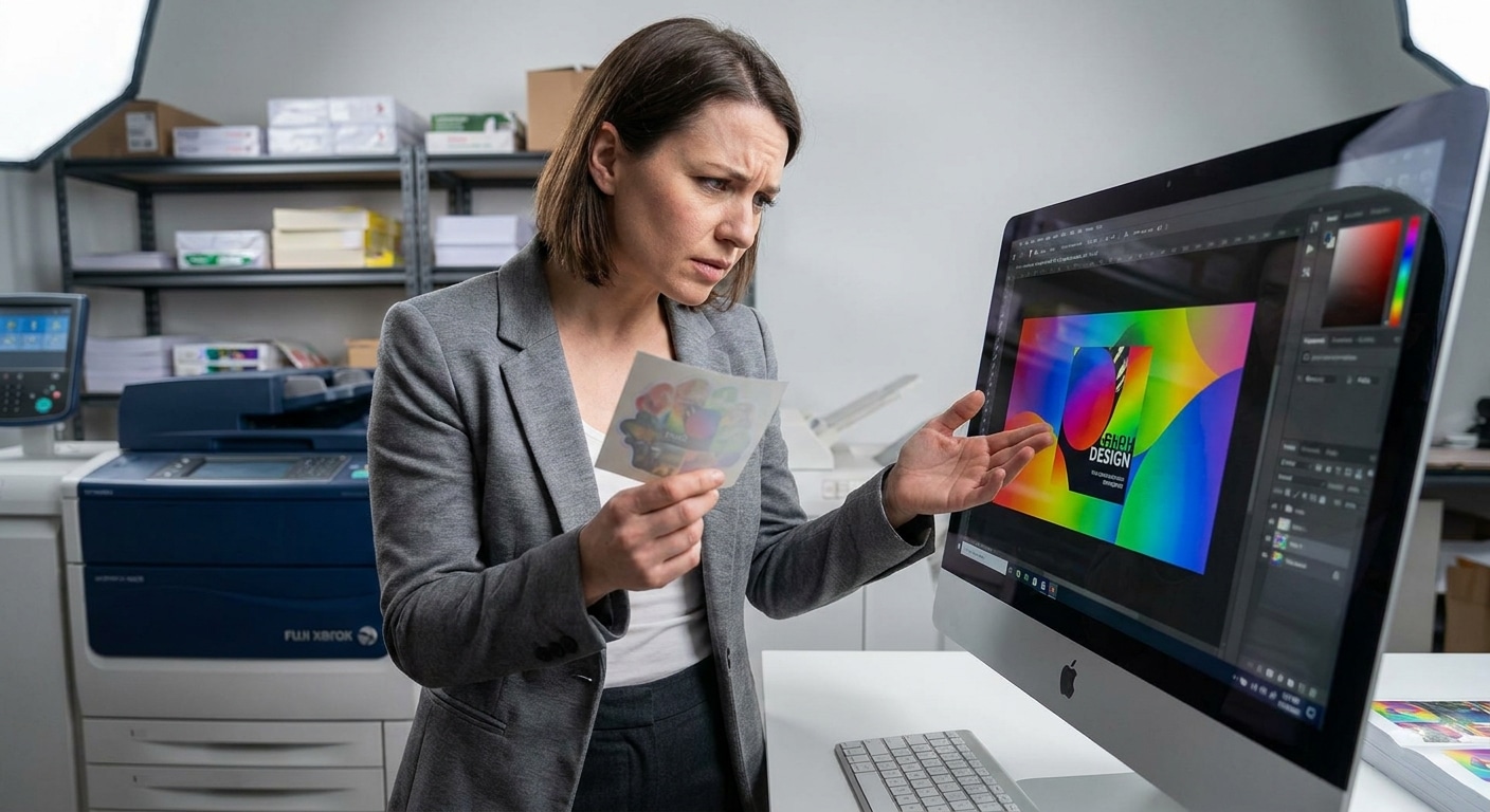 ทำไมสีในจอไม่ตรงกับงานพิมพ์? ไขข้อข้องใจ RGB vs CMYK - rgb-vs-cmyk-printing