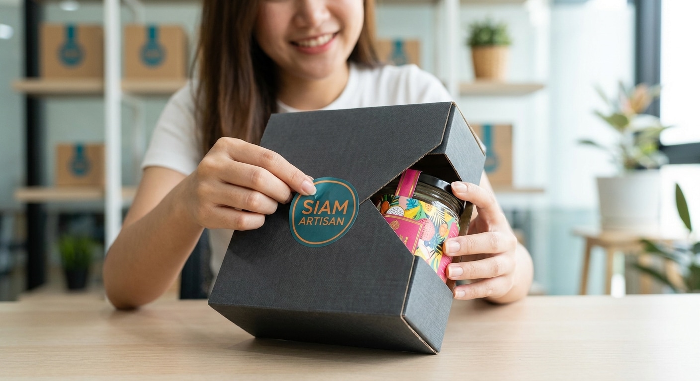 เทคนิคใช้สติ๊กเกอร์ฉลากสินค้า สร้าง Unboxing ดึงยอดขาย SME - sticker-label-unboxing-marketing