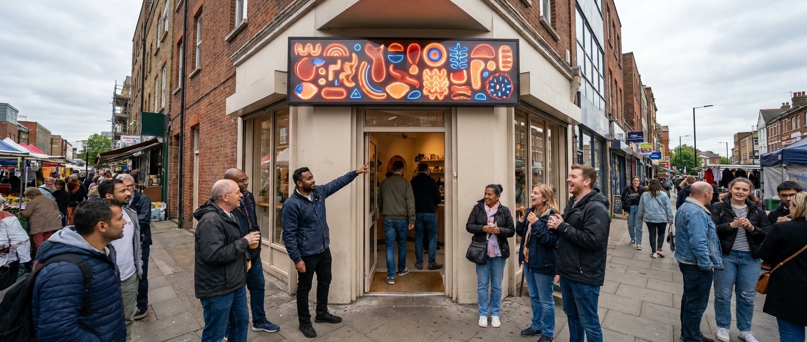 ป้ายโฆษณาหน้าร้านแบบไหน ดึงดูดลูกค้าและเพิ่มยอดขายได้จริง - storefront-signage-marketing-tips