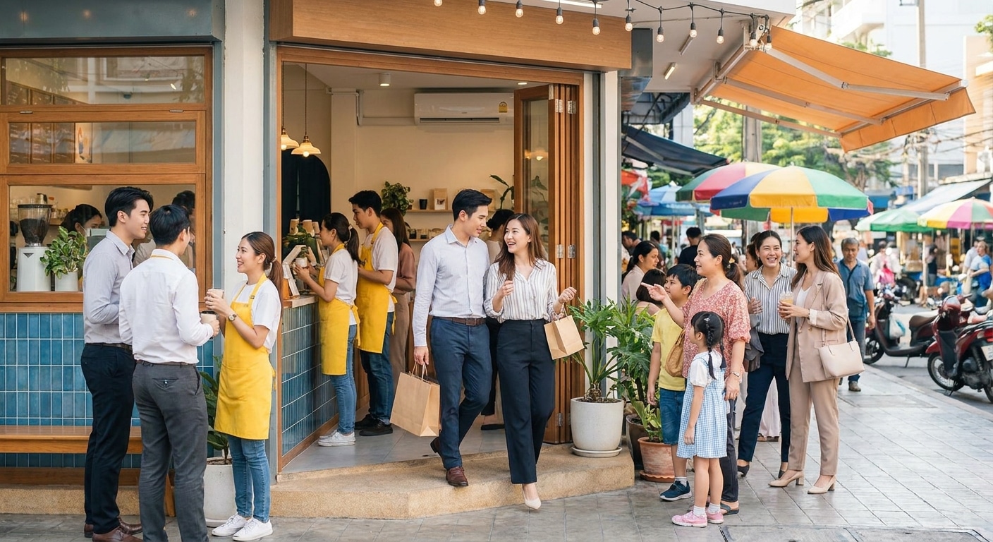 เทคนิคทำป้ายหน้าร้านดึงดูดลูกค้า เพิ่มยอดขายให้ธุรกิจ SME - storefront-signage-marketing-tips