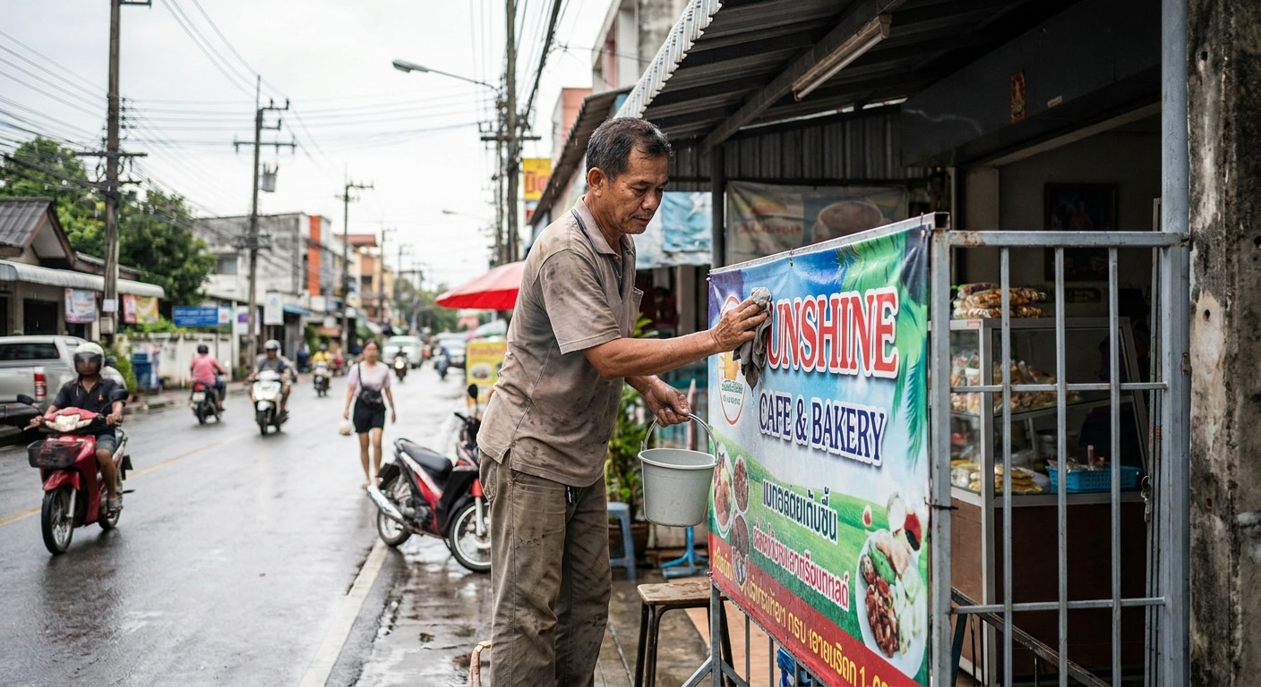 วิธีดูแลป้ายไวนิลและป้ายโฆษณา ให้สีสดทนแดดทนฝนยาวนาน - vinyl-signage-care-tips