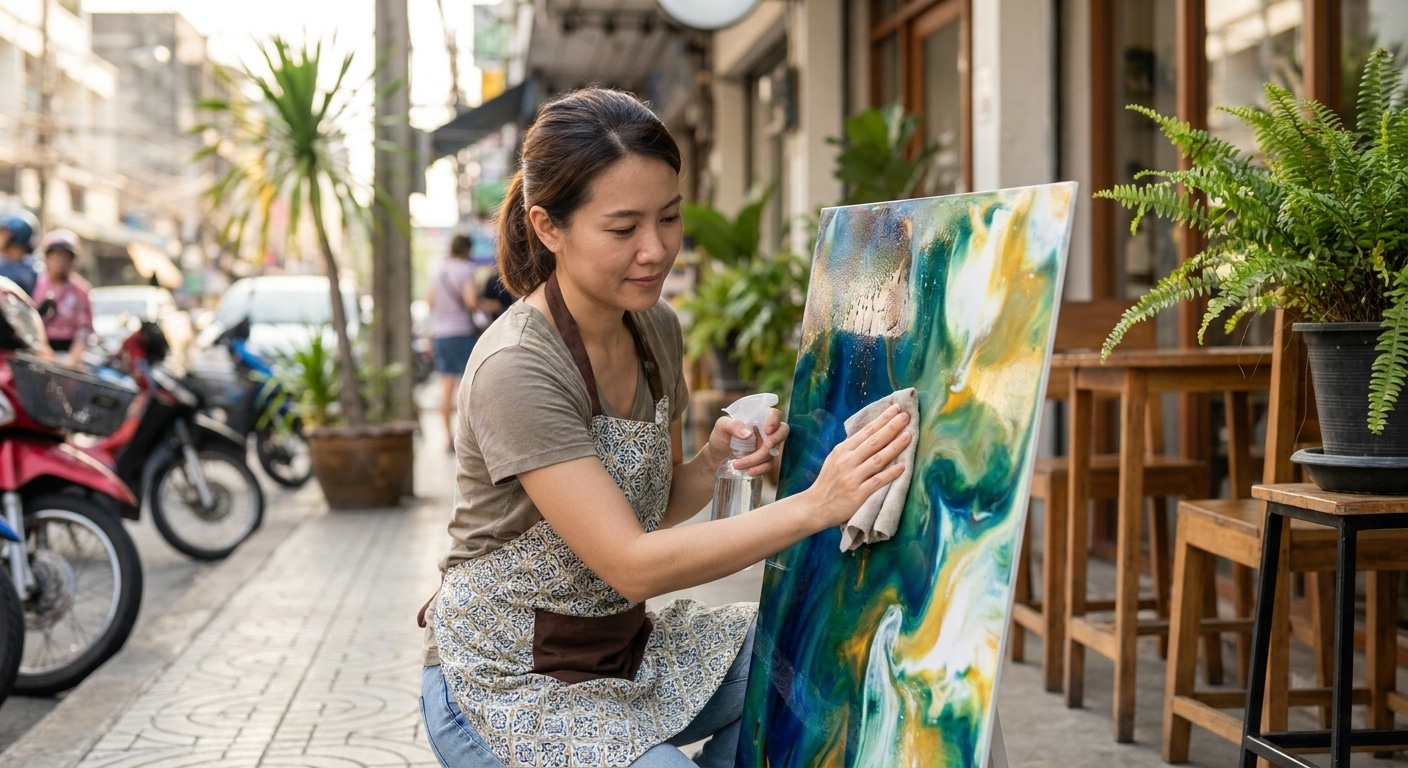 เคล็ดลับดูแลป้ายไวนิลและป้ายหน้าร้านให้สีสด ทนแดดทนฝน - vinyl-signage-maintenance-tips