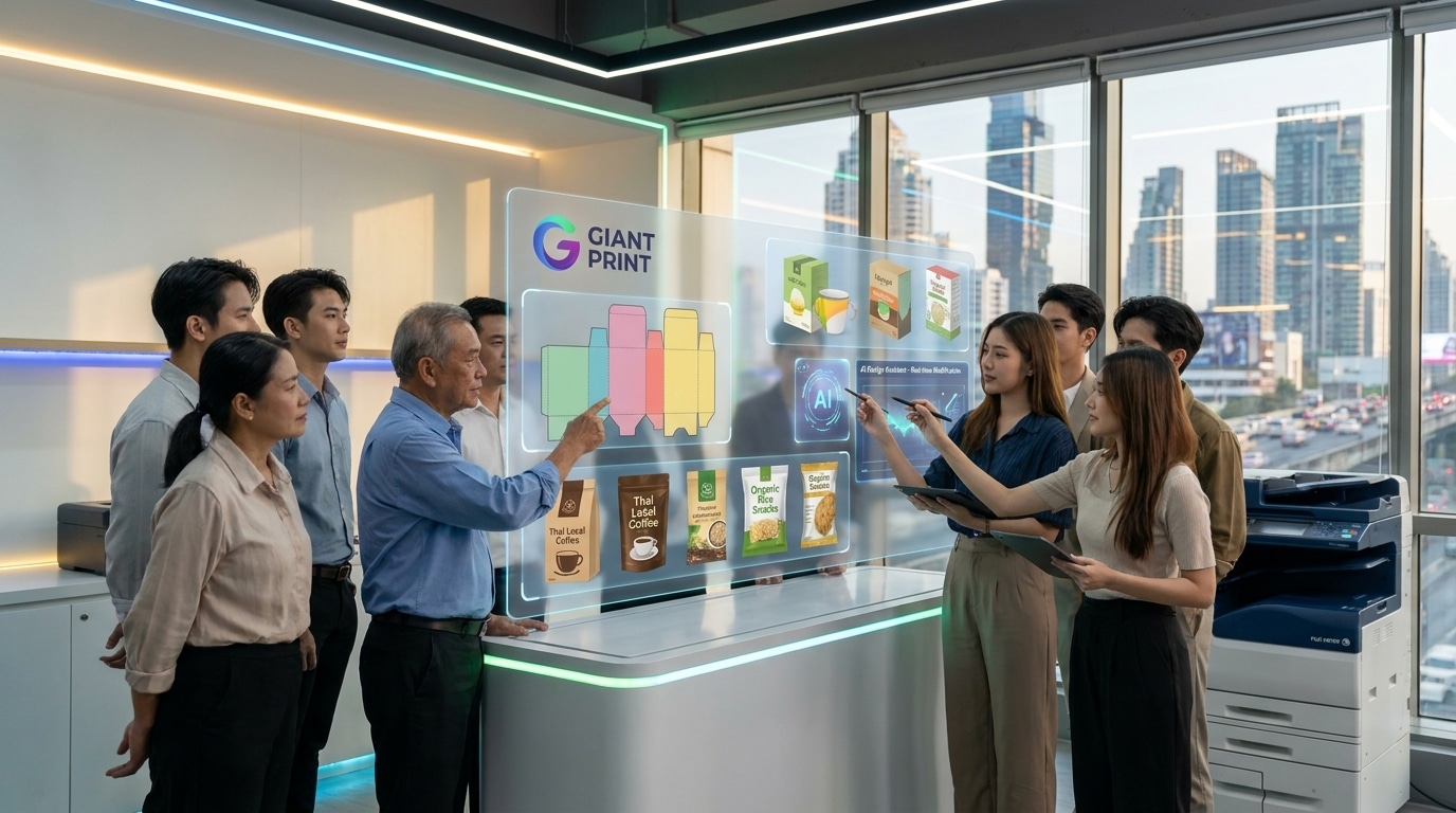 เจาะเทรนด์ AI ออกแบบสิ่งพิมพ์ 2027 ยกระดับ SME ไทย - ai-printing-design-trends-2027
