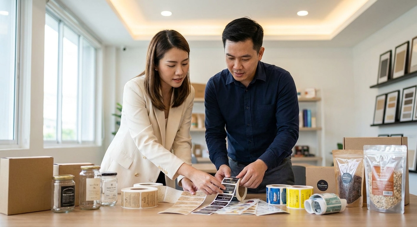 เลือกสติ๊กเกอร์ฉลากสินค้าอย่างไรให้เหมาะกับธุรกิจ SME - choose-product-label-sticker-tips