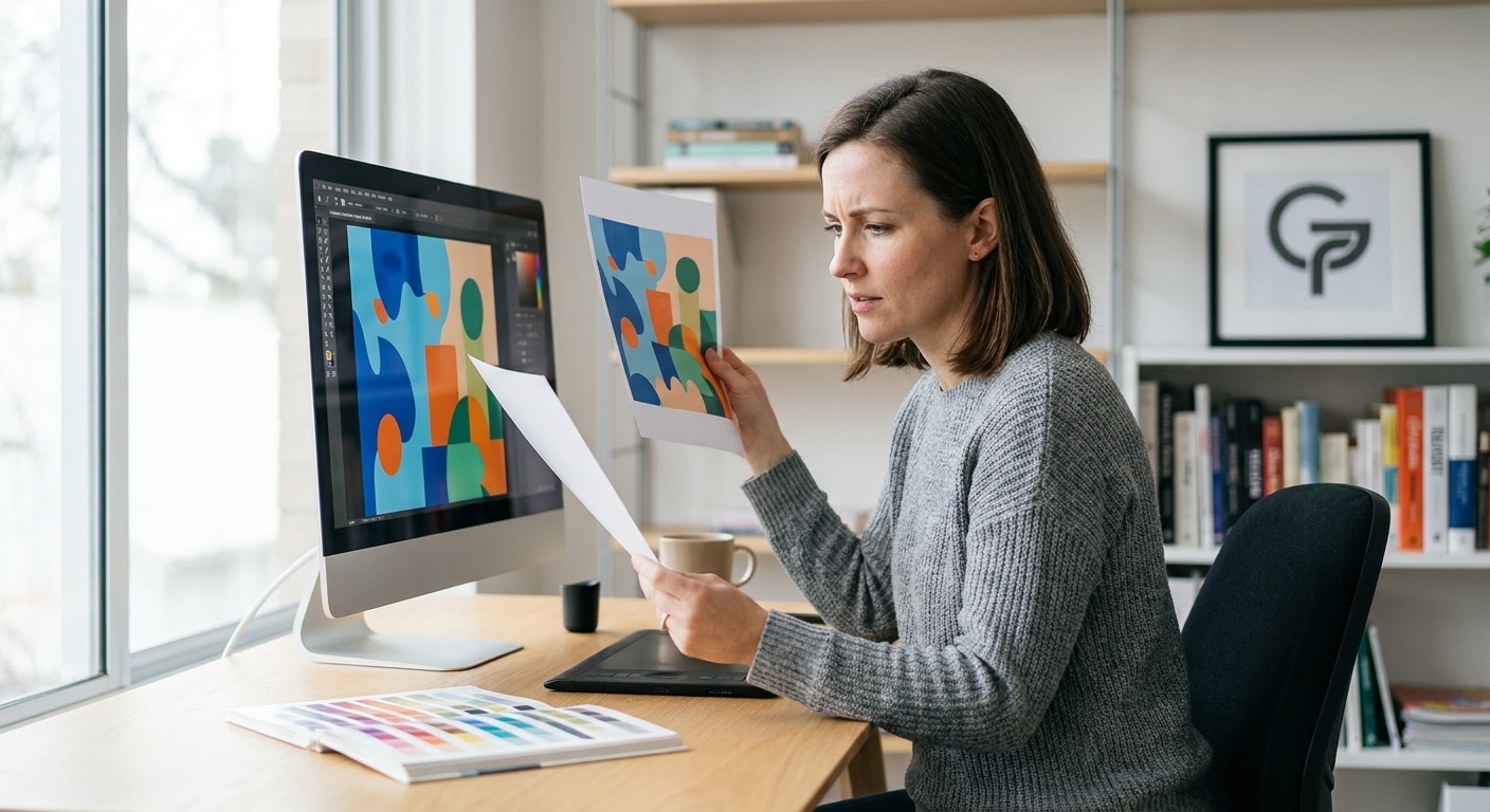 ทำไมสีหน้าจอไม่ตรงงานพิมพ์? ไขข้อข้องใจเรื่องสี CMYK vs RGB - cmyk-vs-rgb-printing-guide
