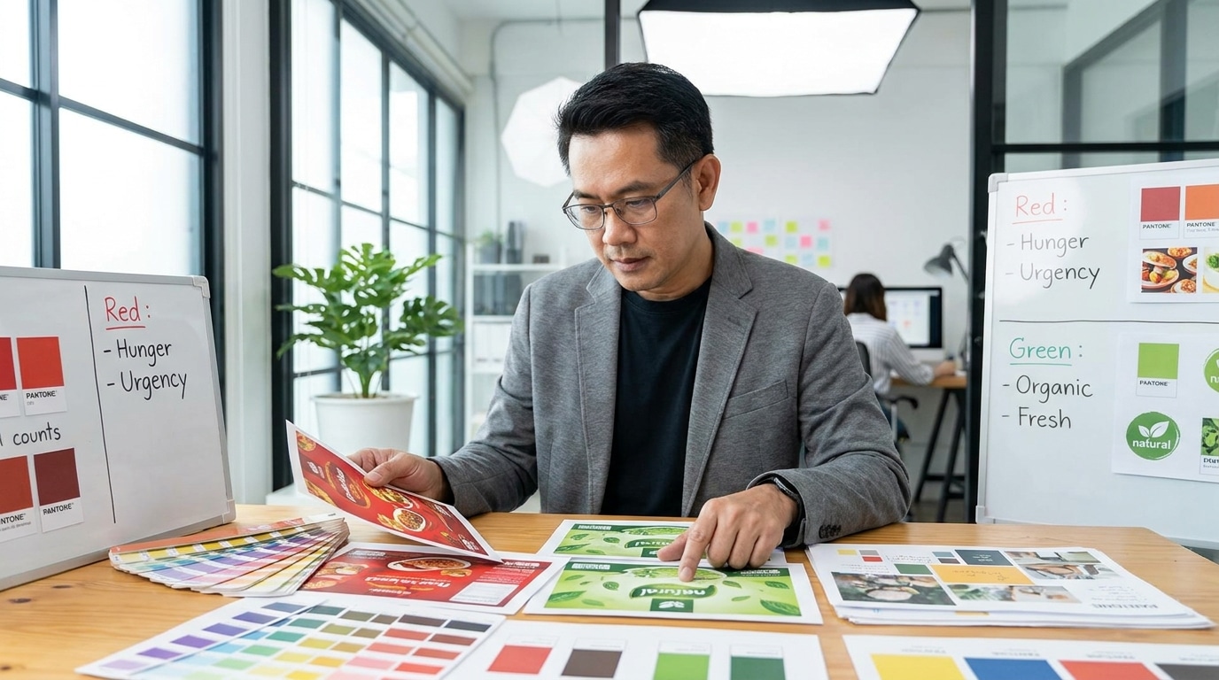 จิตวิทยาการใช้สีออกแบบฉลากและโลโก้ กระตุ้นยอดขาย SME - color-psychology-label-logo-design