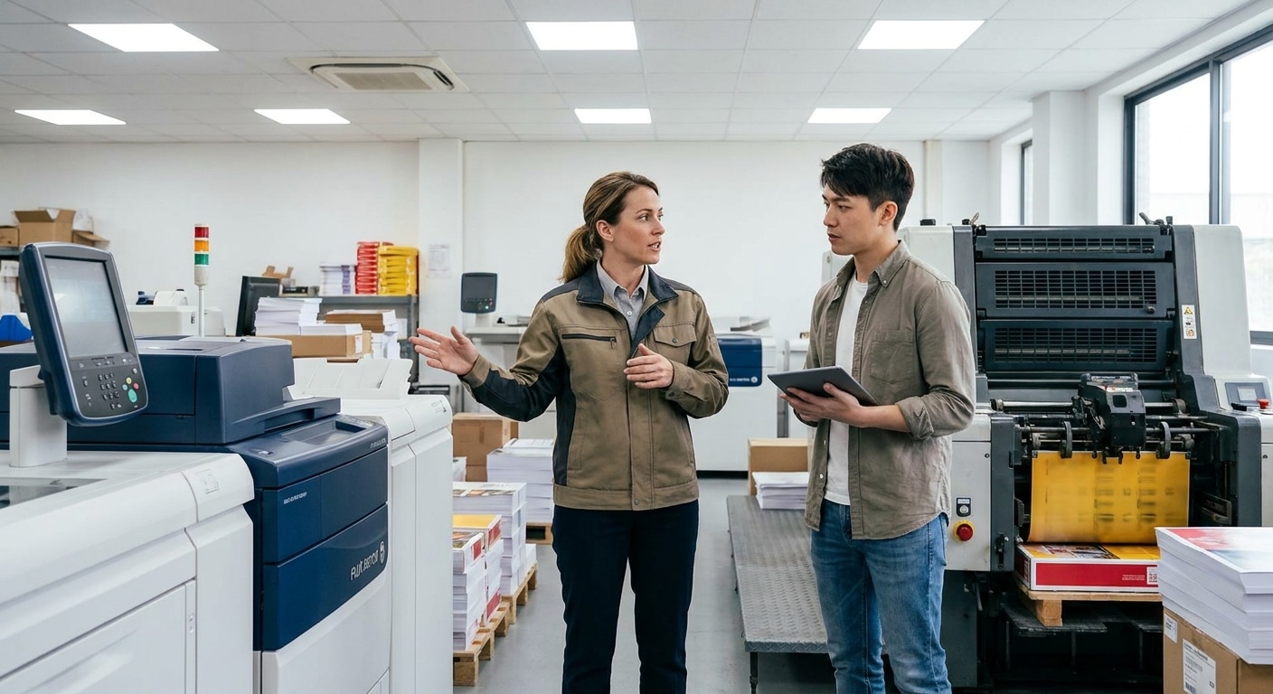 พิมพ์ Digital vs Offset ต่างกันอย่างไร? เลือกแบบไหนคุ้มสุด - digital-vs-offset-printing
