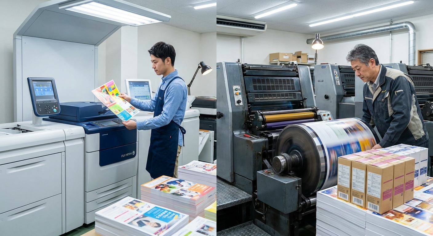 พิมพ์ดิจิทัล vs ออฟเซ็ท SME ควรเลือกแบบไหนให้คุ้มทุน - digital-vs-offset-printing-guide