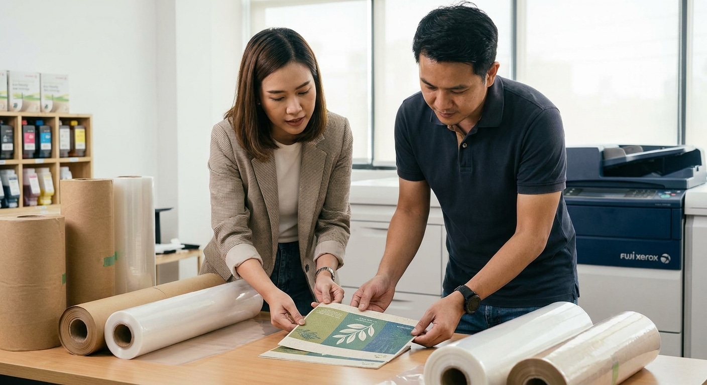 ส่องเทรนด์พิมพ์ฉลาก 2027: นวัตกรรมรักษ์โลกดันยอดขาย SME - eco-friendly-label-printing-trends