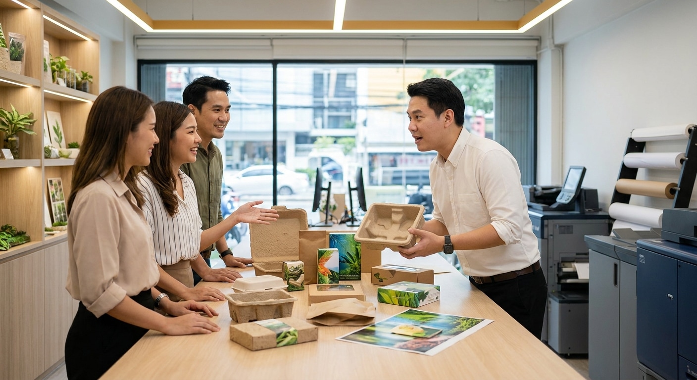 ส่องเทรนด์พิมพ์บรรจุภัณฑ์รักษ์โลก 2027 เคล็ดลับมัดใจสายกรีน - eco-friendly-packaging-print-trend