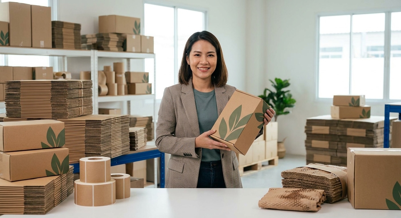 เทรนด์บรรจุภัณฑ์รักษ์โลก 2027 โอกาสทองสร้างแบรนด์ SME - eco-friendly-packaging-trends-2027