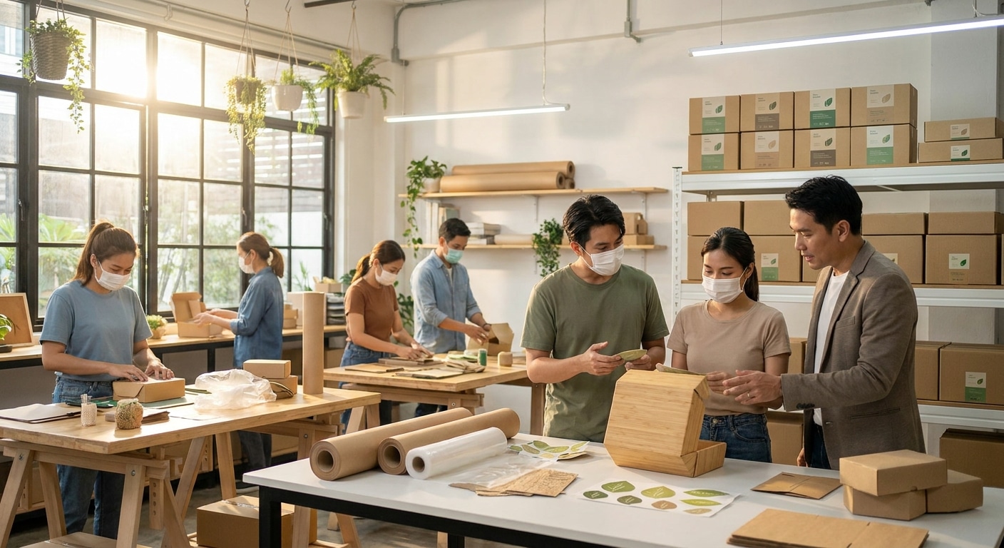 เทรนด์ฉลากสินค้าและบรรจุภัณฑ์รักษ์โลก 2027 ที่ SME ต้องรู้ - eco-friendly-packaging-trends-2027