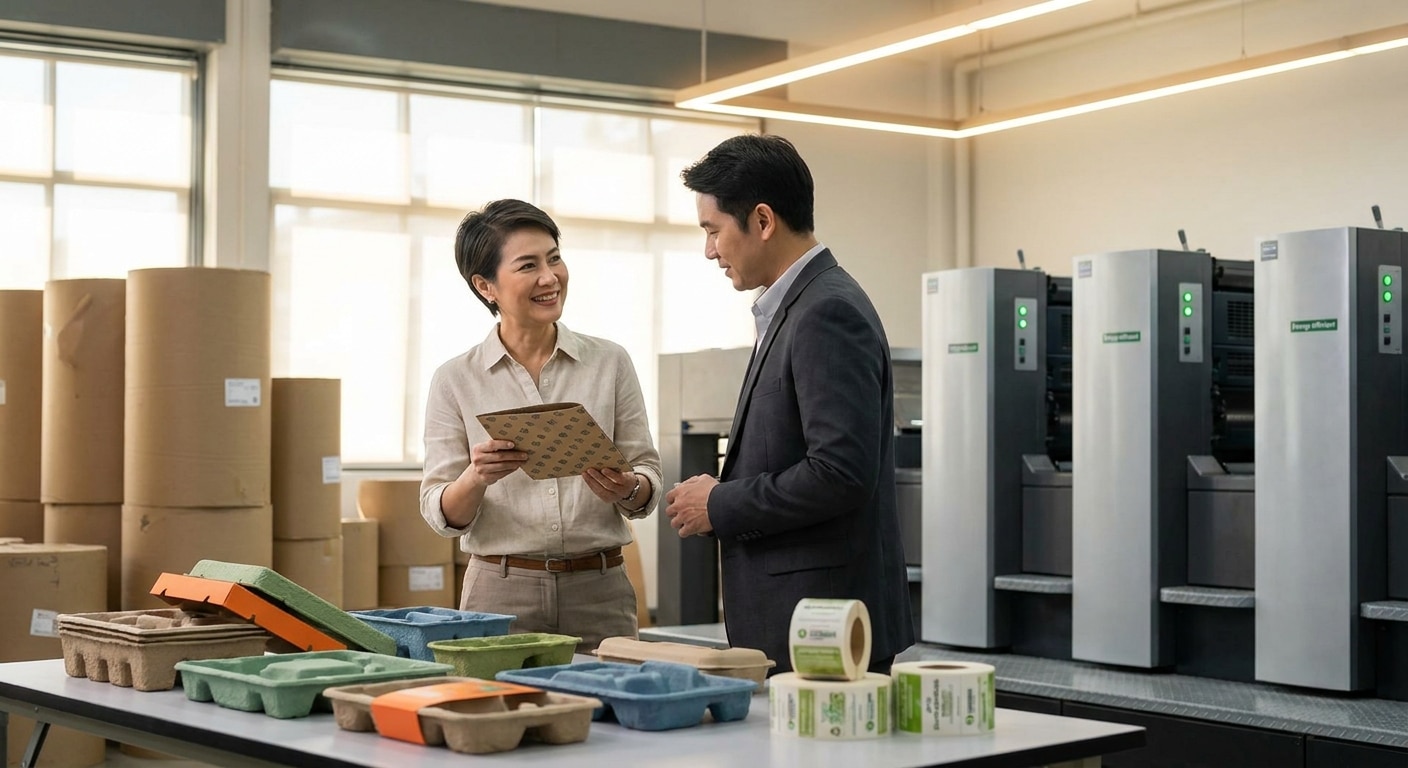 เทรนด์สื่อสิ่งพิมพ์ 2027: นวัตกรรมรักษ์โลกที่ SME ไทยต้องรู้ - eco-friendly-printing-trends-2027