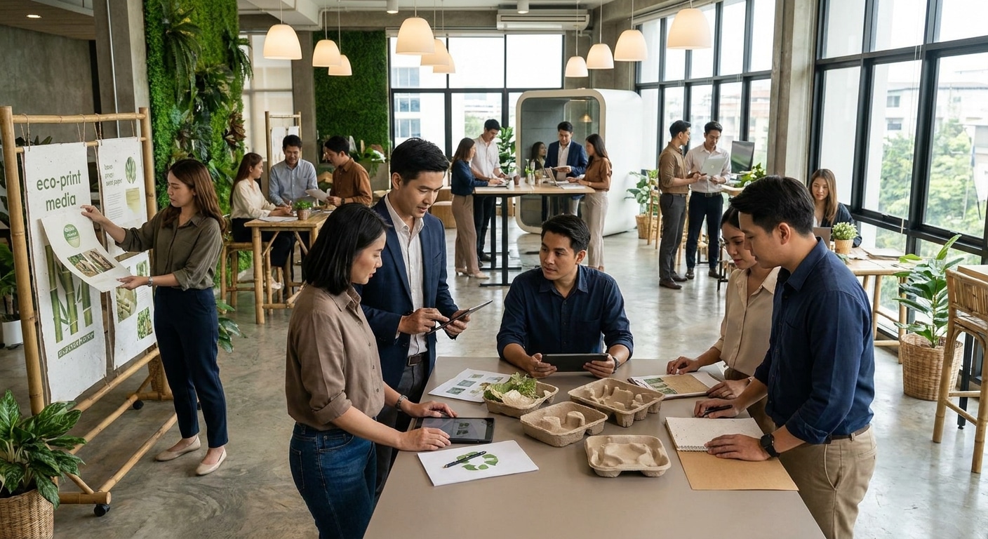 เทรนด์สื่อสิ่งพิมพ์รักษ์โลก 2027 ที่แบรนด์ SME ต้องจับตา - eco-printing-trend-sme-2027