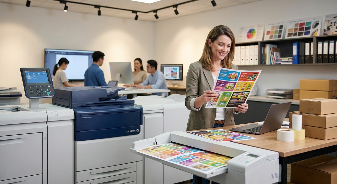 เทคโนโลยีพิมพ์ดิจิทัล Fuji Xerox ตัวช่วยงานพิมพ์ SME สีสด - fuji-xerox-digital-printing-tech