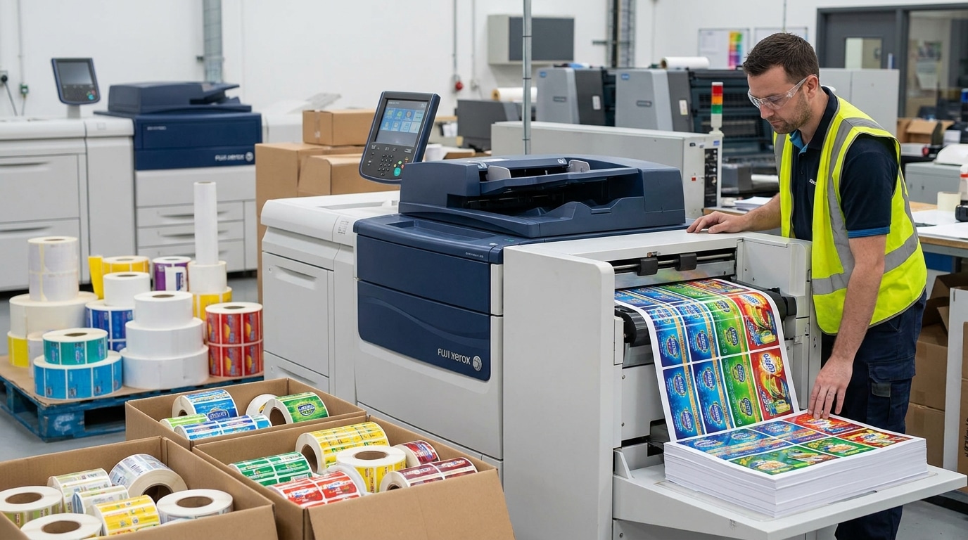 นวัตกรรม Fuji Xerox: พิมพ์สติ๊กเกอร์สีสด คมชัด สะดุดตา - fuji-xerox-printing-tech-sme