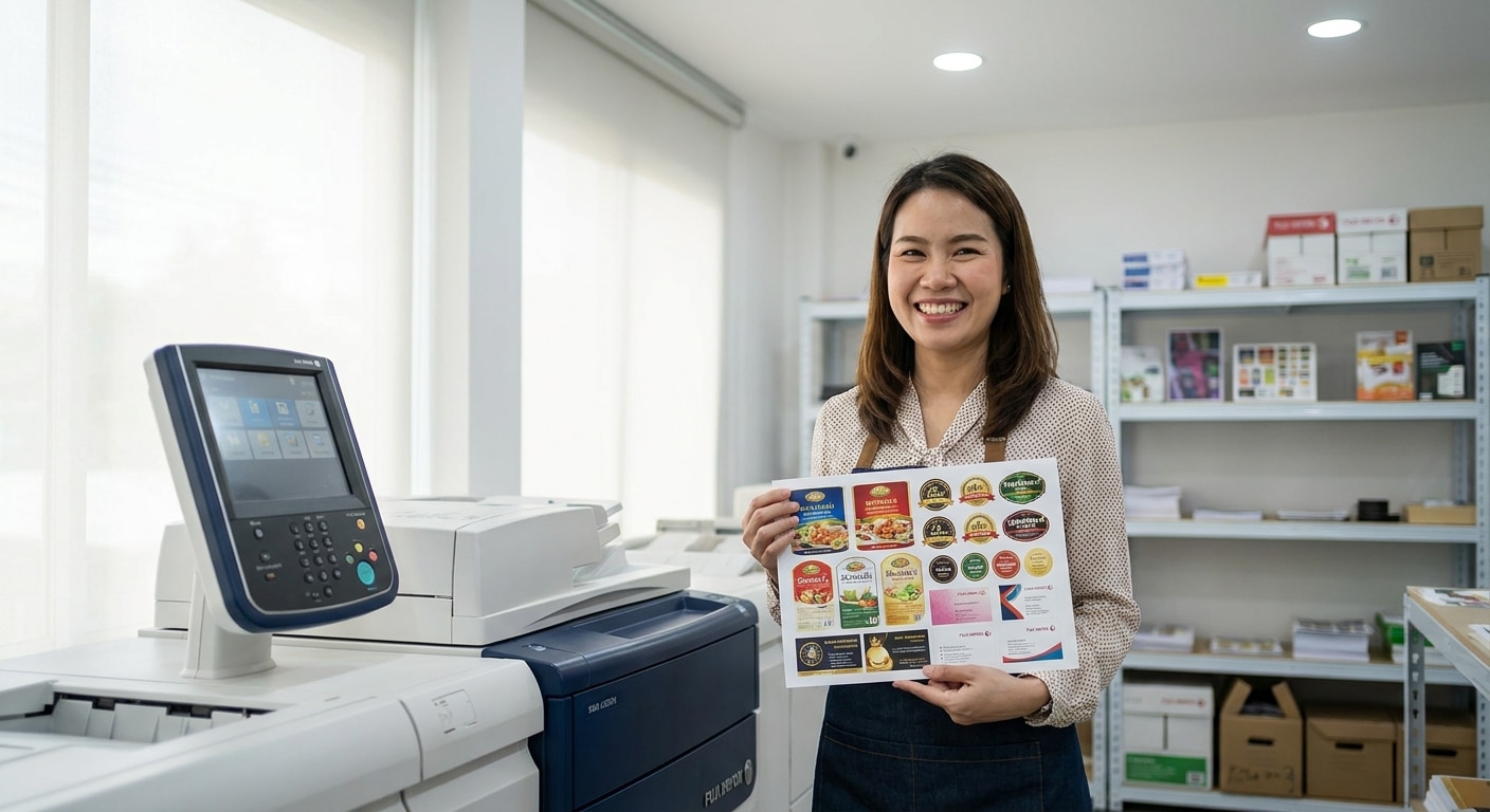 เจาะลึกเทคโนโลยี Fuji Xerox พิมพ์ฉลากสีสด คมชัด ยกระดับ SME - fuji-xerox-printing-tech