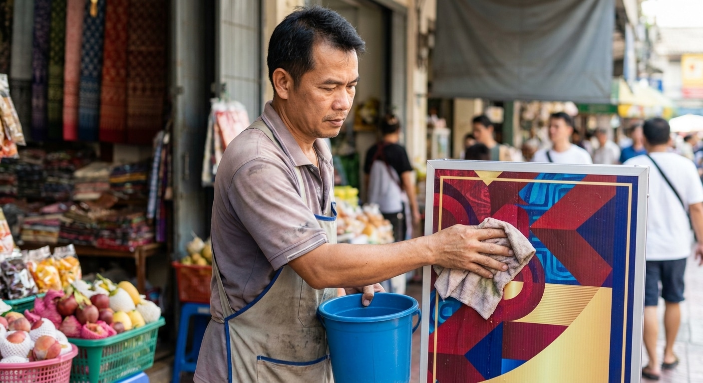วิธีดูแลป้ายไวนิลและสติ๊กเกอร์หน้าร้านให้สีสด ทนแดดทนฝน - how-to-maintain-outdoor-signage