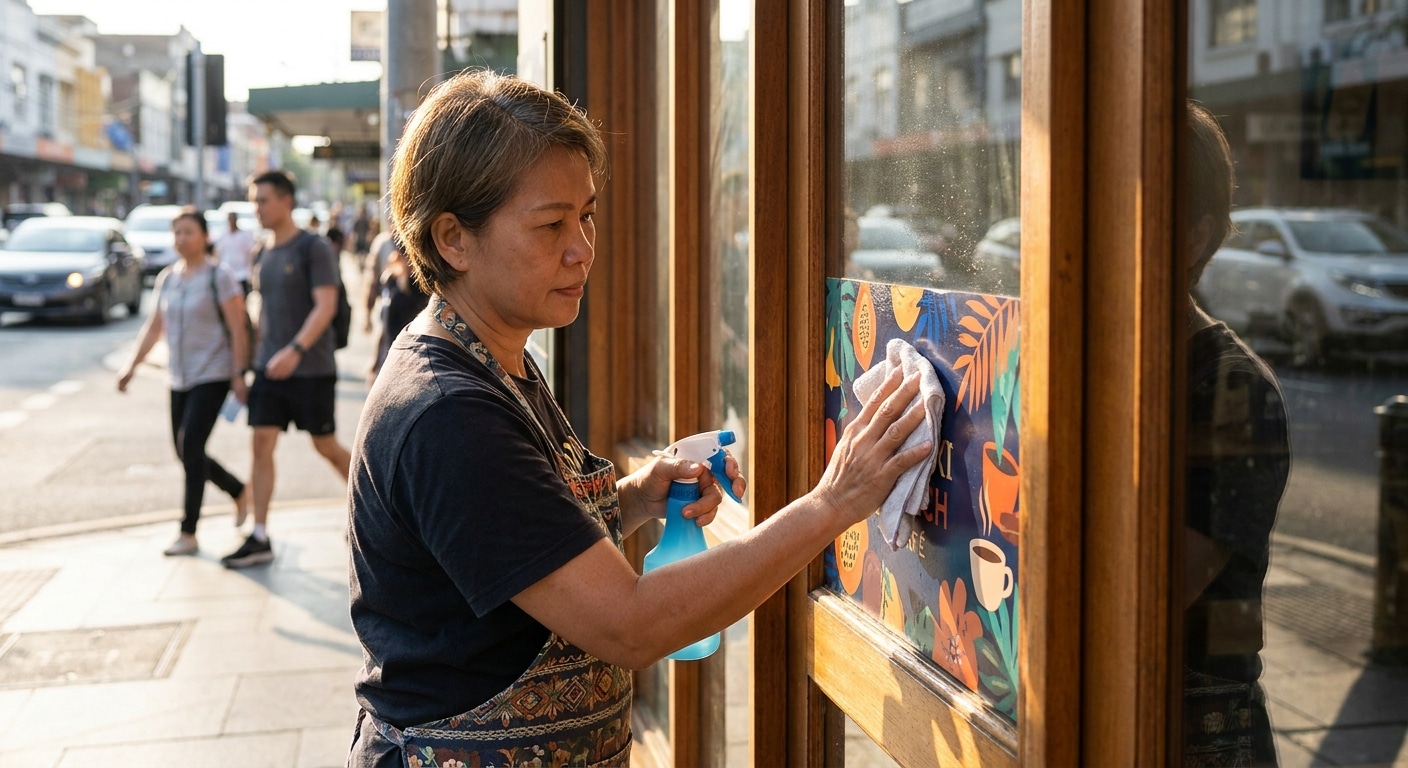 วิธีดูแลป้ายไวนิลและสติ๊กเกอร์หน้าร้านให้สีสด ทนแดด - how-to-maintain-vinyl-signs-stickers