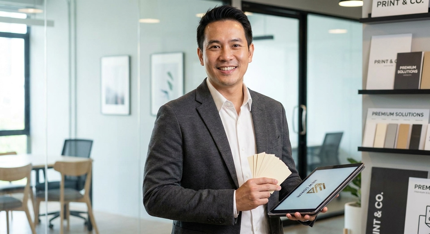 ทริคออกแบบโลโก้และนามบัตร สร้างความน่าเชื่อถือให้ SME - logo-business-card-design-sme