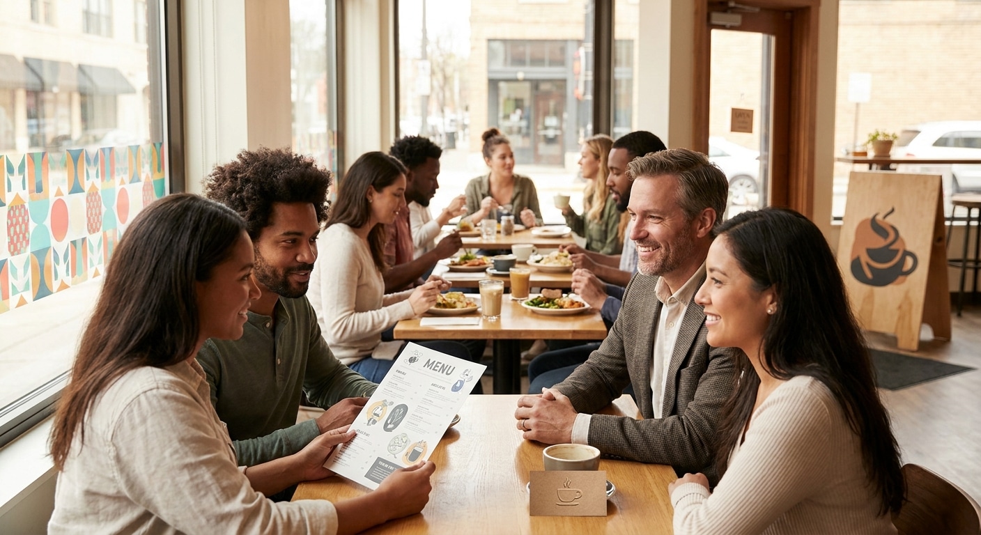 5 สื่อสิ่งพิมพ์ที่ร้านอาหารและคาเฟ่ต้องมี ช่วยเพิ่มยอดขาย - offline-print-marketing-cafe
