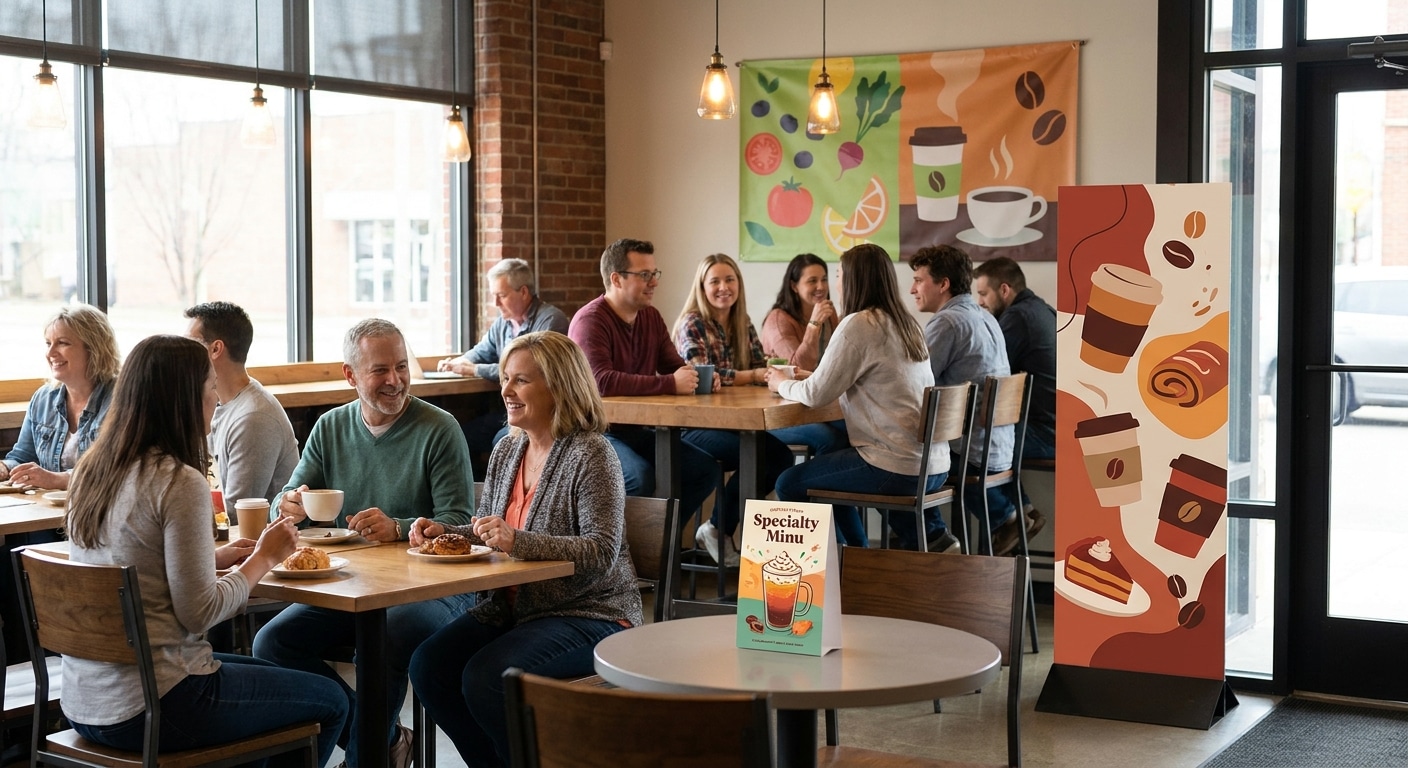 เพิ่มยอดขายคาเฟ่ด้วย 5 สื่อสิ่งพิมพ์ออฟไลน์ที่ขาดไม่ได้ - offline-print-marketing-for-cafe