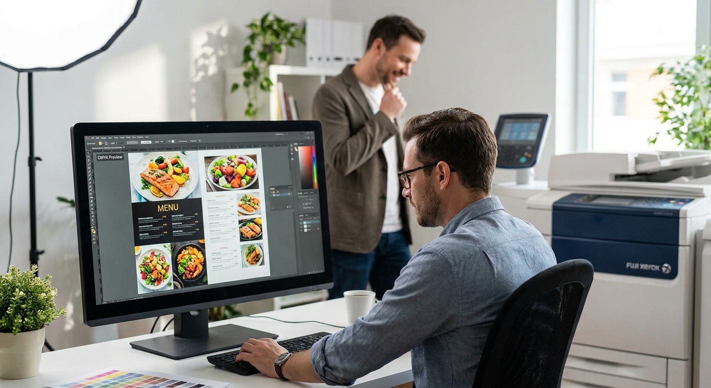 วิธีตั้งค่าไฟล์พิมพ์เมนูอาหารให้ภาพคมชัด สีไม่เพี้ยน - prepare-menu-print-file