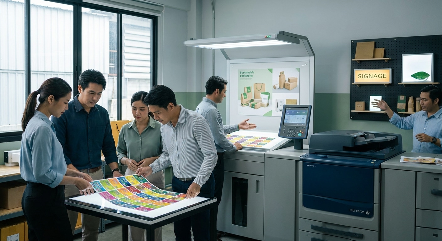 เทรนด์สื่อสิ่งพิมพ์ปี 2027 นวัตกรรมฉลากและป้ายสำหรับ SME - print-media-trends-sme-2027