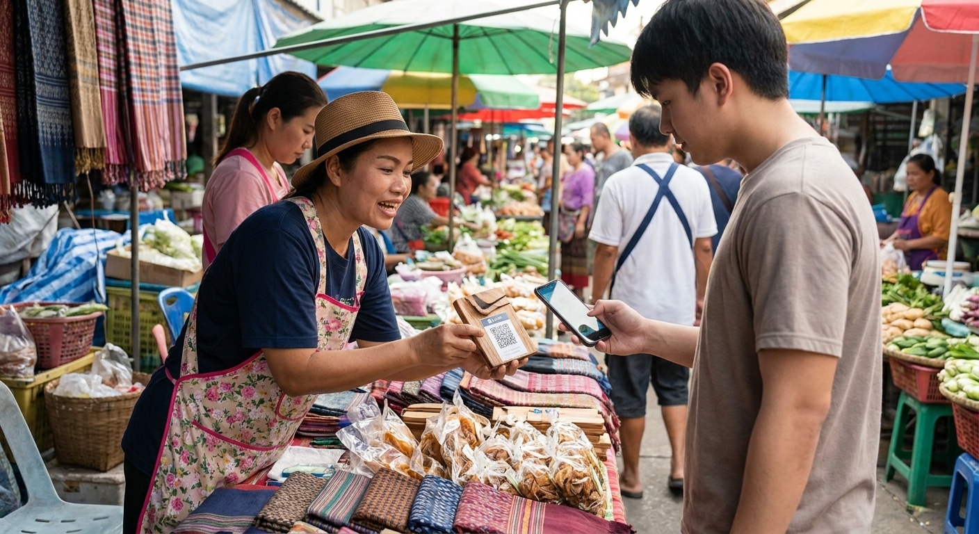 สติ๊กเกอร์ QR Code กลยุทธ์สิ่งพิมพ์ O2O ดันยอดขาย SME - qr-code-sticker-o2o-marketing