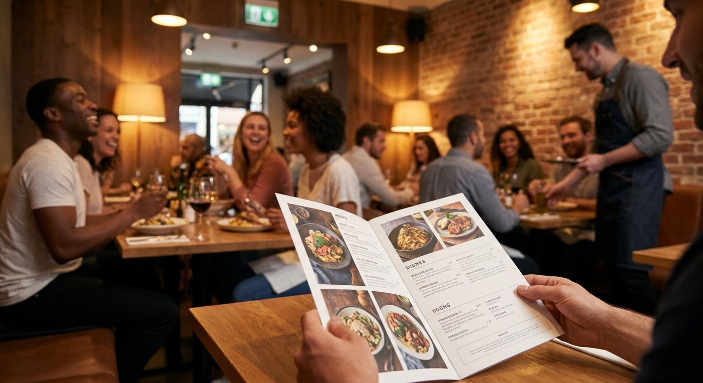เคล็ดลับออกแบบเมนูร้านอาหาร กระตุ้นยอดขายให้พุ่ง - restaurant-menu-design-tips