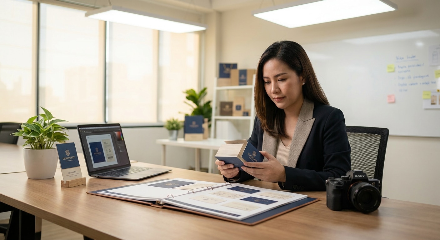 5 เทคนิคออกแบบสื่อสิ่งพิมพ์ คุมโทนแบรนด์ SME ให้ดูพรีเมียม - sme-branding-print-design-tips