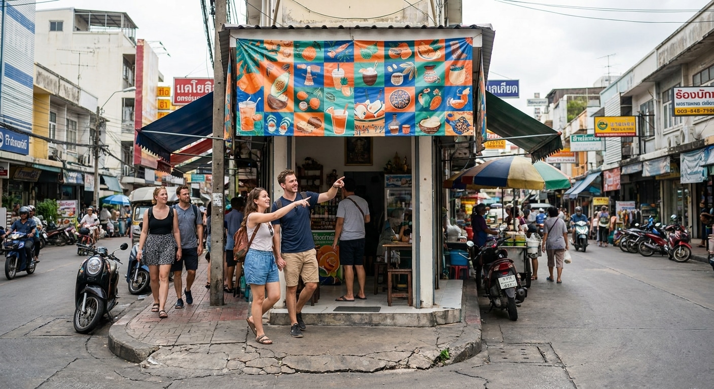 เทคนิคทำป้ายไวนิลหน้าร้านให้ปัง ดึงดูดลูกค้าตั้งแต่แรกเห็น - storefront-vinyl-banner-tips