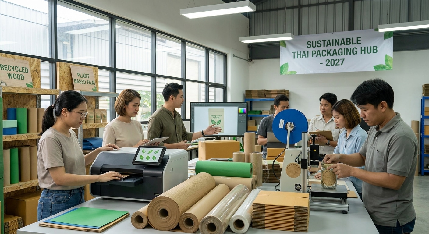 เทรนด์สิ่งพิมพ์ไทย 2027: ฉลากสินค้ารักษ์โลกครองตลาด SME - thai-printing-eco-trend-2027