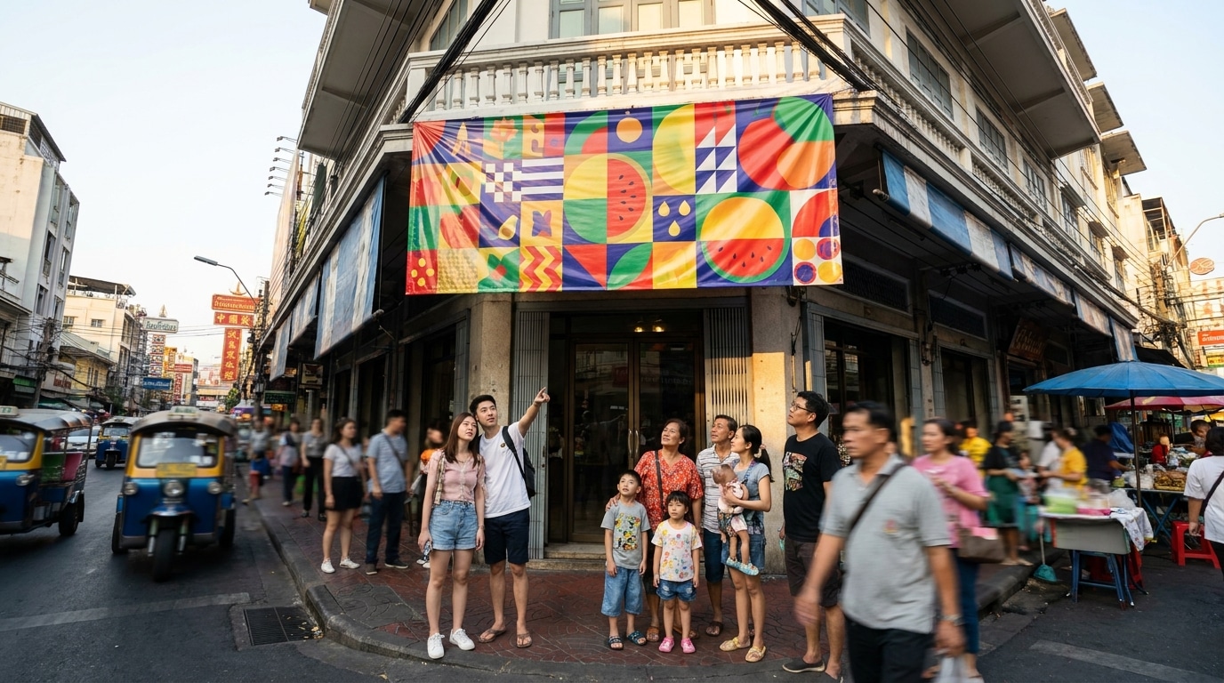 เทคนิคออกแบบป้ายไวนิลให้สะดุดตา ดึงลูกค้าใน 3 วินาที - vinyl-banner-design-tips