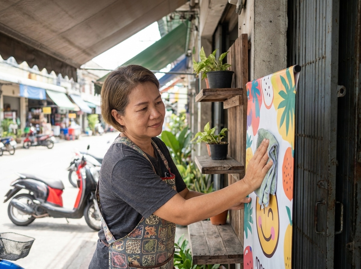 วิธีดูแลป้ายไวนิลและป้ายโฆษณาให้สีสด ทนแดดทนฝน - vinyl-banner-maintenance-tips