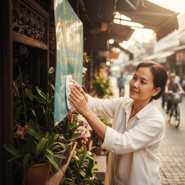 ยืดอายุ ‘ป้ายไวนิล’ หน้าร้าน: 5 วิธีดูแลให้สีสด ทนแดด