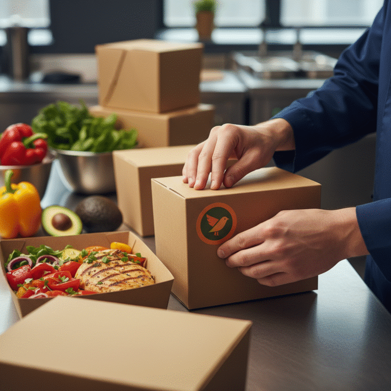 สติ๊กเกอร์ Food Delivery: ปิดกล่อง-สร้างแบรนด์-เพิ่มยอด