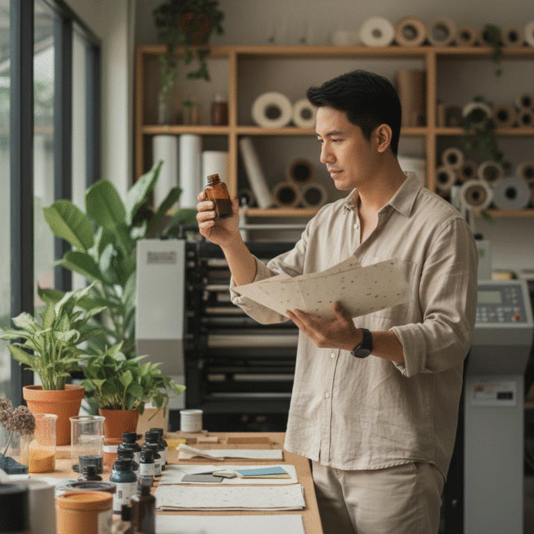 พิมพ์รักษ์โลก: เทรนด์หมึก-วัสดุพิมพ์ Eco-Friendly ในไทย