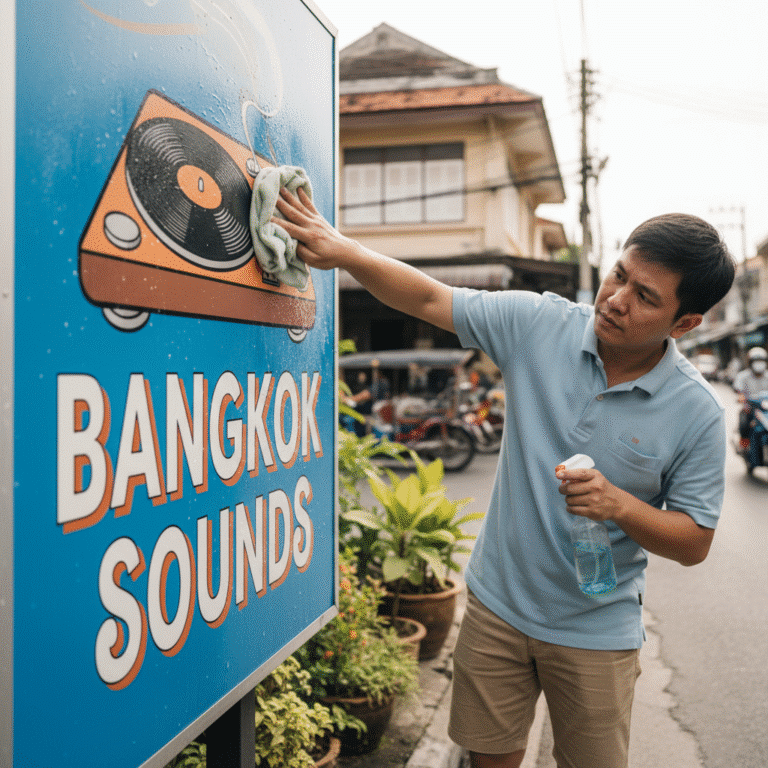 ยืดอายุ ‘ป้ายไวนิล’ หน้าร้าน: 5 ทริคดูแลรับแดดรับฝน