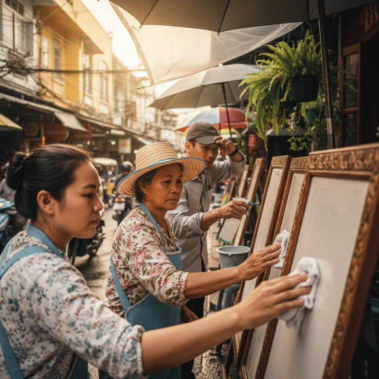 ป้ายร้านซีด-พัง? 5 วิธีดูแลป้ายโฆษณาทนแดดทนฝนไทย