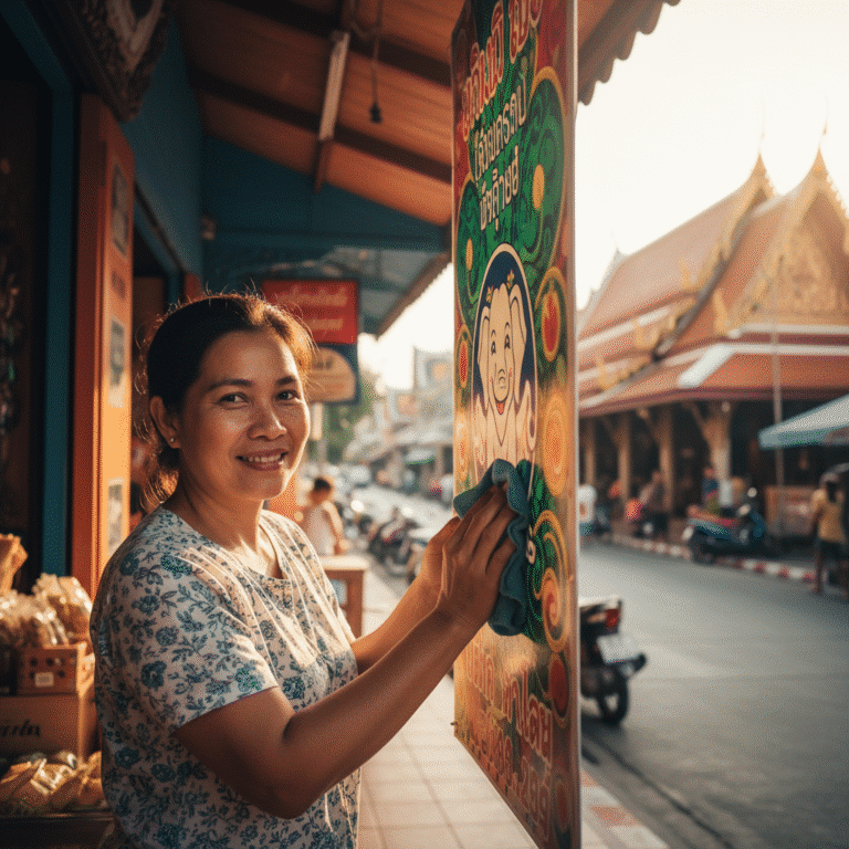 ดูแลป้ายไวนิลหน้าร้านอย่างไร? ให้สีสด ทนทาน ไม่ซีดจาง