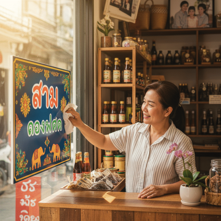 ยืดอายุ ‘ป้ายไวนิล’ ทนแดดทนฝน เคล็ดลับ SME ร้านค้า
