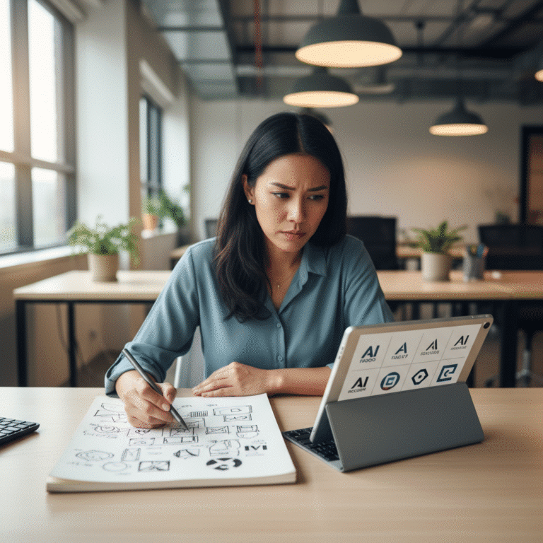AI ออกแบบโลโก้ vs นักออกแบบ: SME ควรเลือกทางไหน?